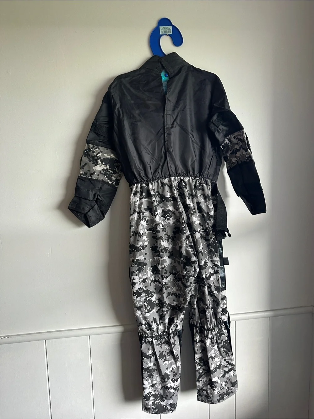 Teetot Kids SWAT Costume Camo Jumpsuit Tactical Vest 7-8